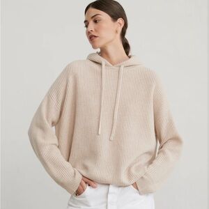 NWT Jenni Kayne Cashmere Fisherman Hoodie